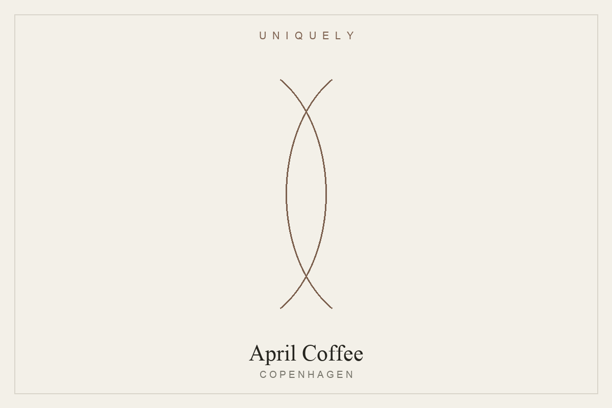 A pour-over being brewed to April's published recipe
