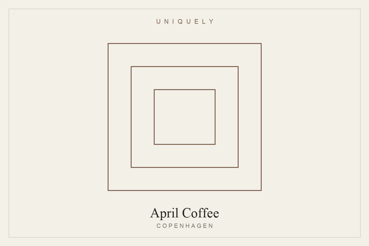 The April Coffee store and showroom on Pilestræde, Indre By