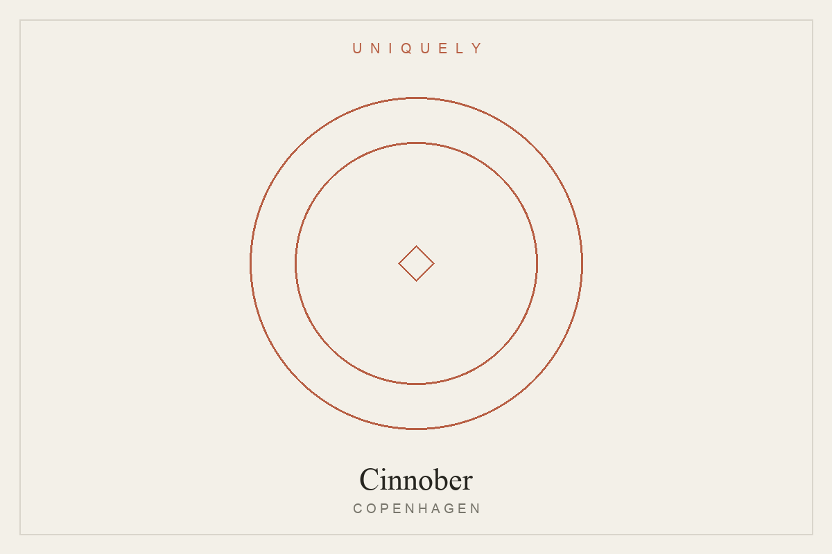 Art, craft and design books on the shelves at Cinnober