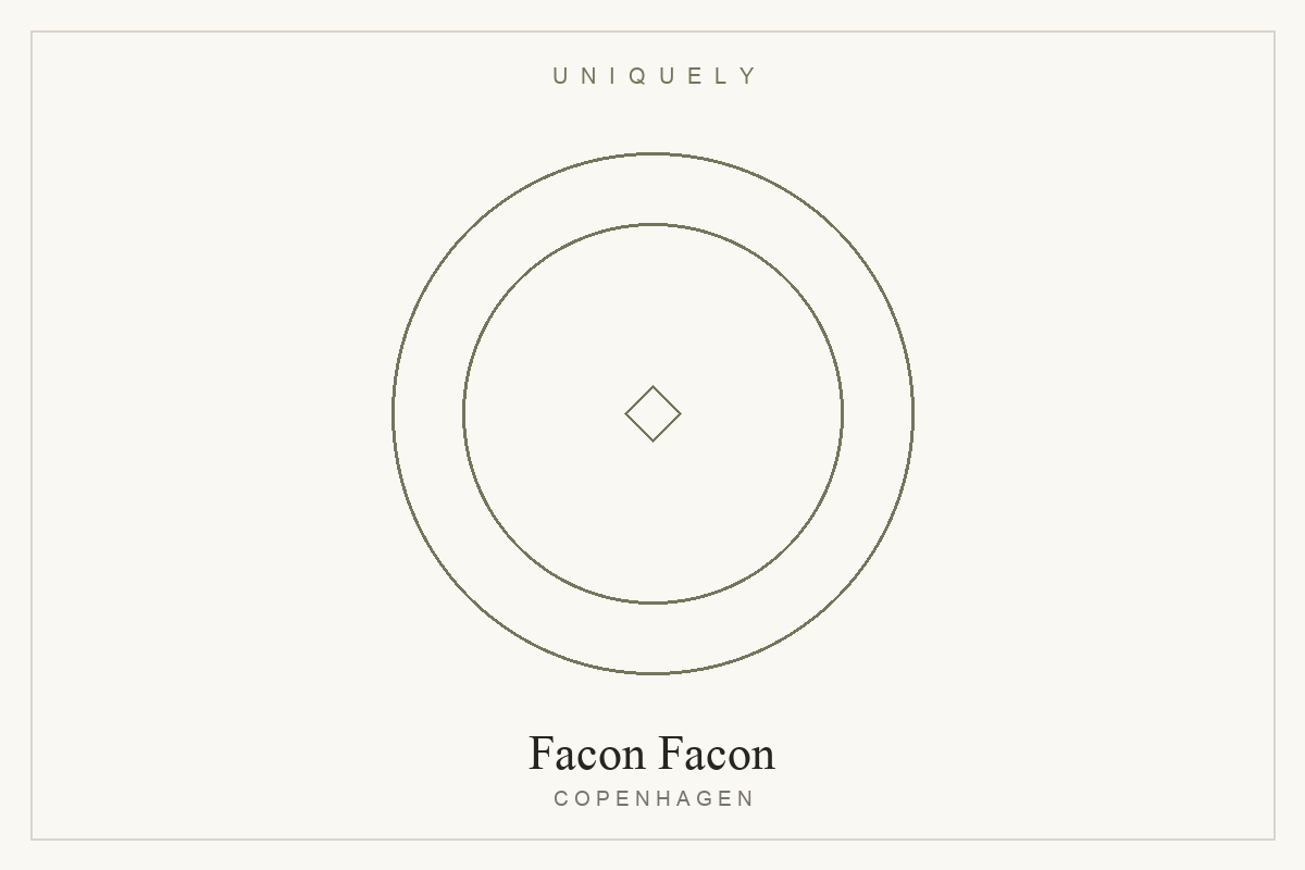 Handmade sculptural fine jewellery by Facon Facon