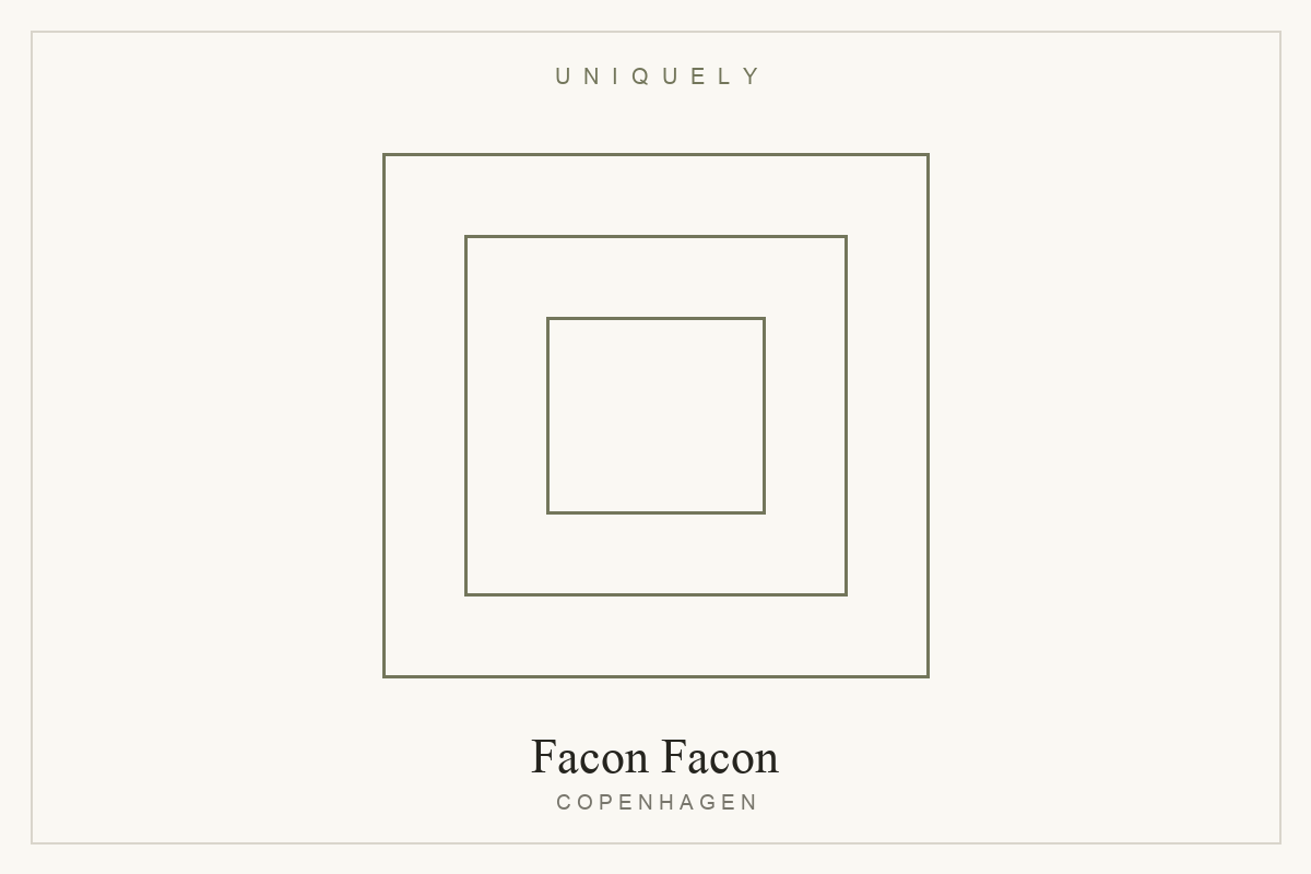 The Facon Facon boutique in Indre By, Copenhagen