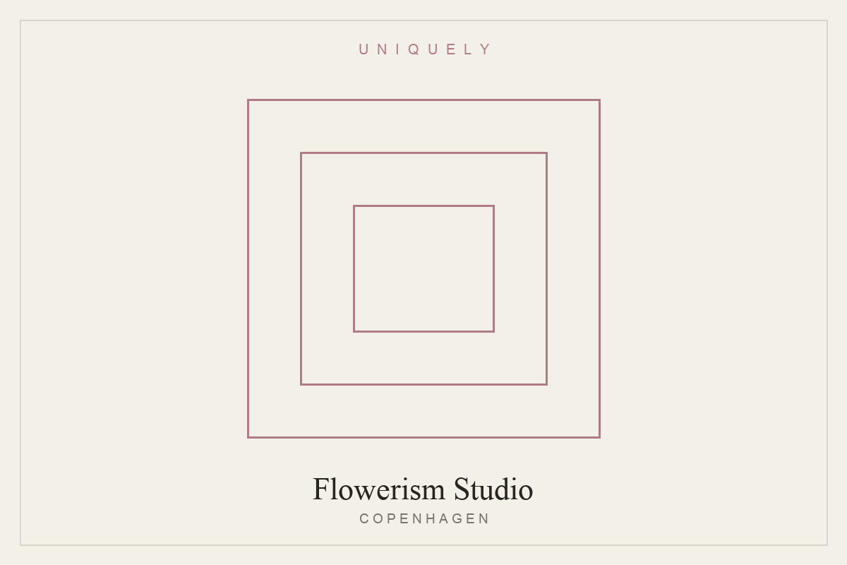 The Flowerism Studio shop on Valkendorfsgade, Indre By