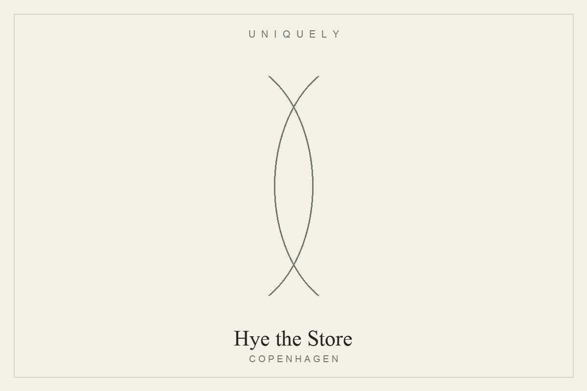 Textile objects and accessories in the Nordhavn boutique