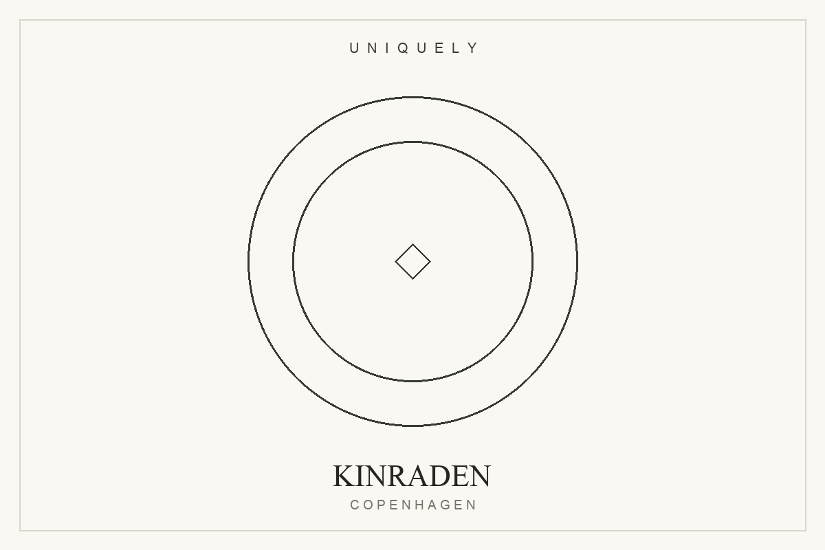 Architect-led fine jewellery in recycled metals and mpingo blackwood by KINRADEN