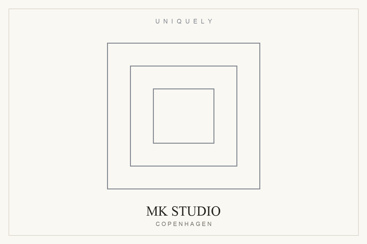 The MK STUDIO shop on Frederiksberg Allé