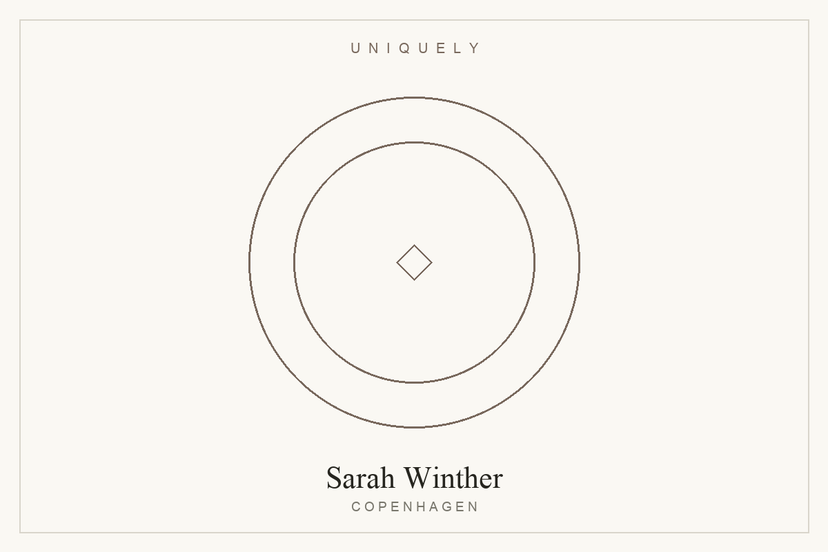 Sculptural handmade fine jewellery by Sarah Winther