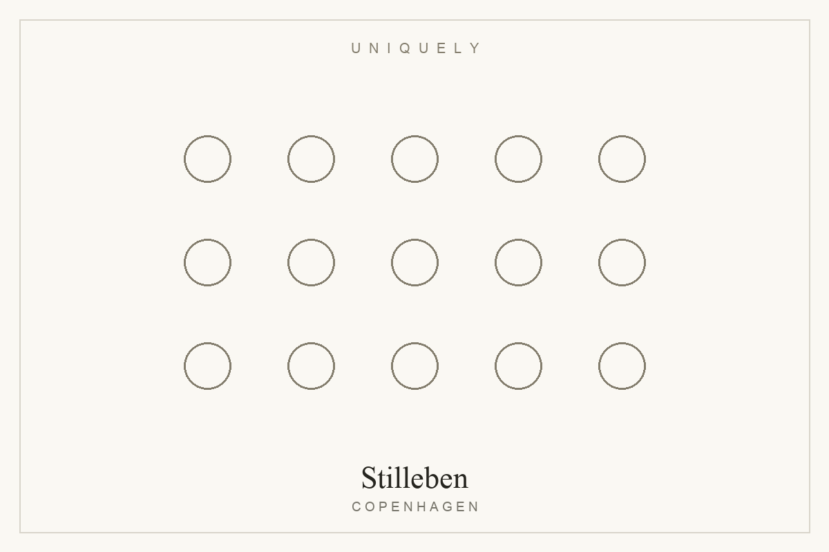 Stilleben's own glassware and home textiles