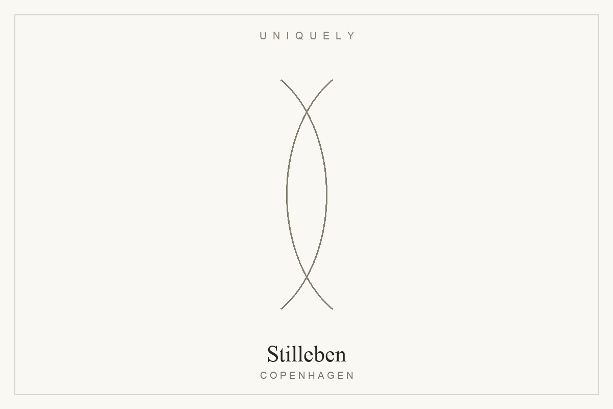 One-off handmade objects on a shelf in the Stilleben flagship